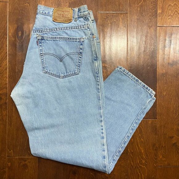 Levi's 560 Comfort Relaxed Fit Vintage 2000 Denim Blue Jeans Mens Size W38 x L32 - Picture 12 of 12